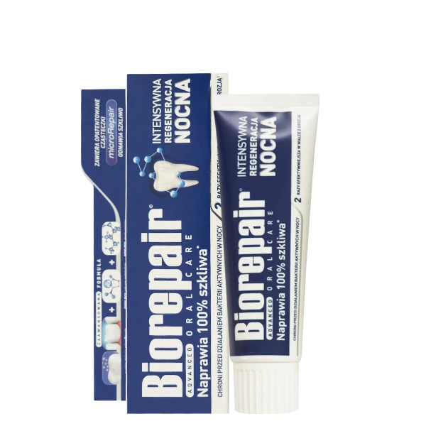 Зубна паста Biorepair Advanced Night &quot;Інтенсивне нічне відновлення&quot; без фтору (75 мл.) ЄС