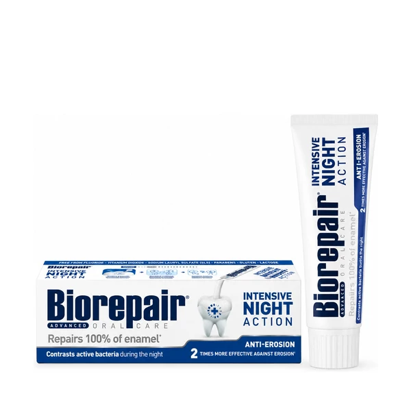 Зубна паста Biorepair Advanced Night "Інтенсивне нічне відновлення" без фтору (75 мл.)