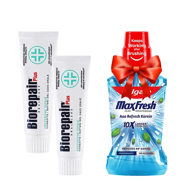 Зубна паста Biorepair Plus Professional захист і відновлення (75 мл.) (2 шт.) + Подарунок ЄС