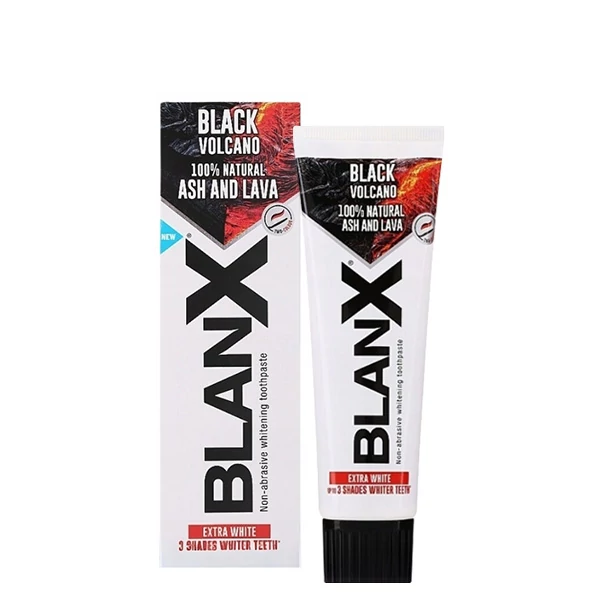 Зубна паста BlanX &quot;Black Volcano&quot; відбілююча із золою та лавою (75 мл.) ЄС