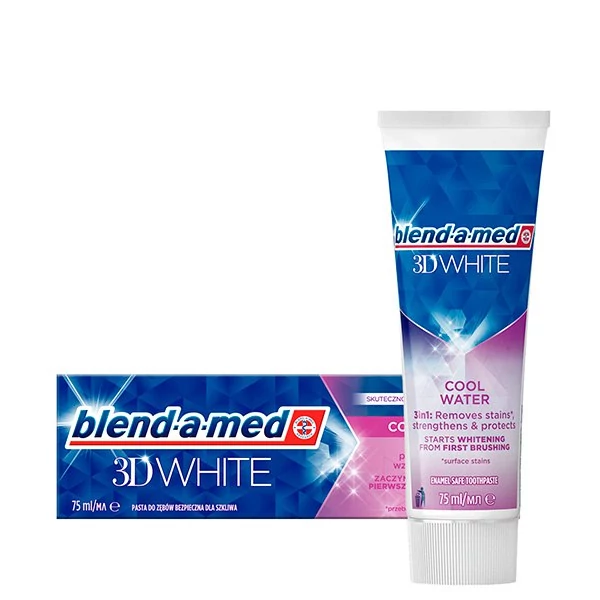 Зубна паста Blend-A-Med 3D White Cool Water (75 мл.) ЄС