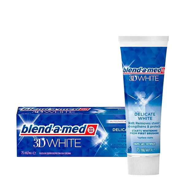 Зубна паста Blend-A-Med 3D White Delicate White (75 мл.) ЄС
