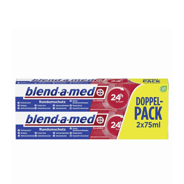 Зубна паста Blend-a-Med Classic Duopack (2 шт.) (75 мл.) ЄС