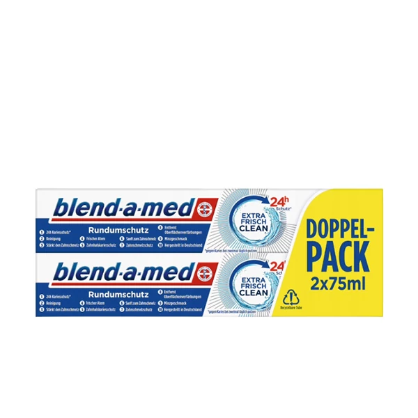 Зубна паста Blend-a-Med Extra Fresh Clean Duopack (75 мл.) (2 шт.) ЄС