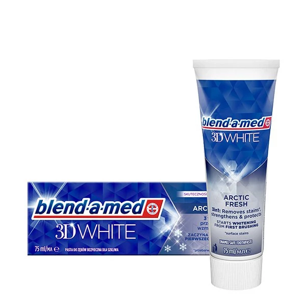 Зубна паста Blend-a-med 3D White Арктична свіжість (75 мл.)ЄС