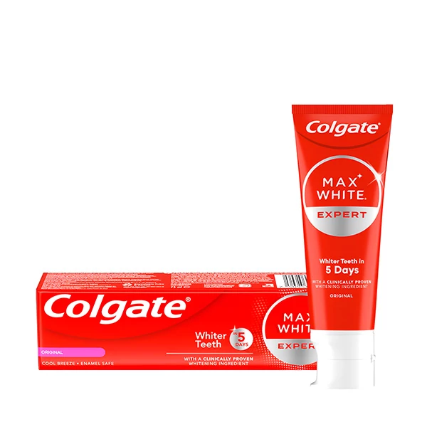 Зубна паста Colgate Max White Expert Cool Breeze Original (75 мл.) ЄС