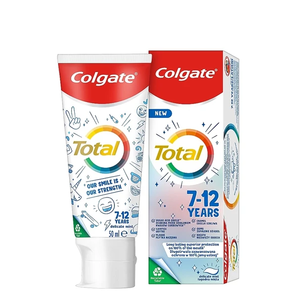 Дитяча зубна паста Colgate Total Junior для дітей 7-12 років 50 (мл.) ЄС