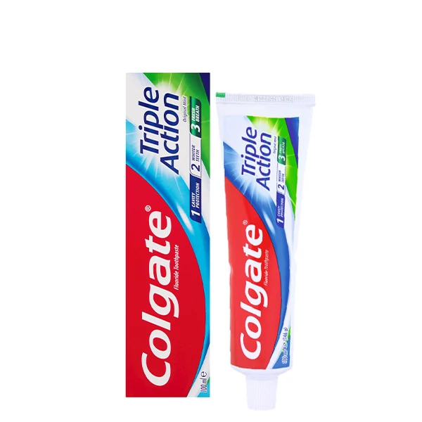 Зубна паста Colgate Triple Action Original Mint Fluoride (100 мл.) ЄС