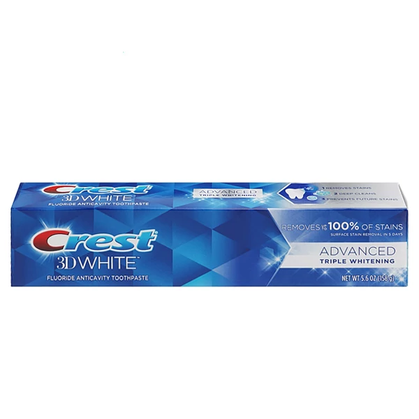 Зубна паста Crest 3D White Advanced Triple Whitening (158 г)