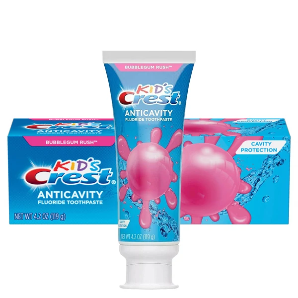 Дитяча зубна паста Crest kid's Anticavity Bubblegum Rush 119г