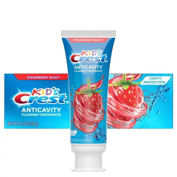 Дитяча зубна паста Crest kid's Anticavity Strawberry Rush 119г
