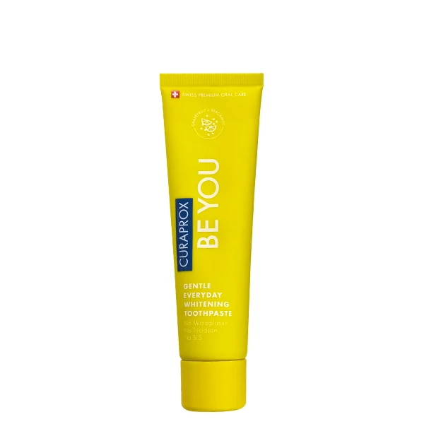 Відбілююча зубна паста Curaprox Be You Yellow зі смаком грейпфрута та бергамота (60 мл.)