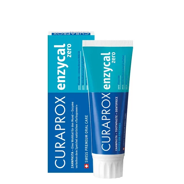 Зубна паста Curaprox Enzycal Zero для делікатної профілактики (без фтору) (10 мл.)