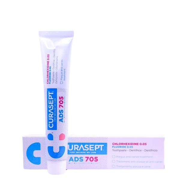 Зубна паста Curasept ADS DNA 705 з хлоргексидином 0,05% (1450 ppm) (75 мл.) ЄС