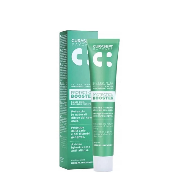 Зубна паста Curasept Daycare Booster зі смаком трав (900 ppm) (75 ​​мл.)
