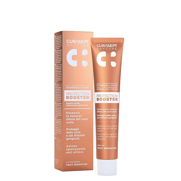 Зубна паста Curasept Daycare Booster Fruit Sensation для щоденного догляду (900 ppm) (75 мл.) ЄС