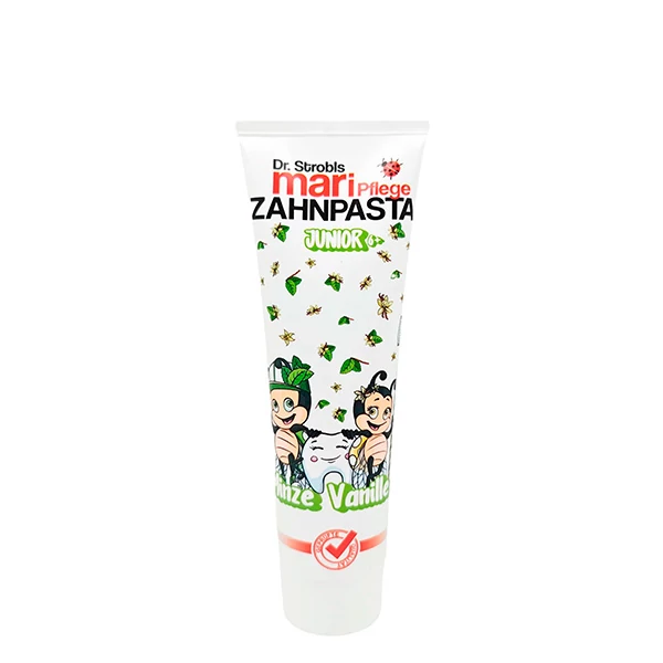 Дитяча зубна паста Dr. Strobls Junior 6+ Mint and Vanilla (100 мл.)