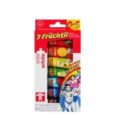 Дитяча зубна паста Edel+White Kids з 7 різними смаками (7 шт.) (9,4 мл.)