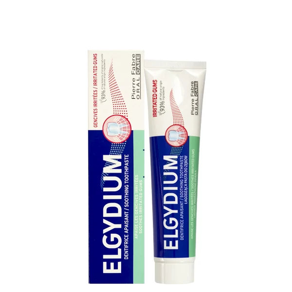 Зубна паста Elgydium For Irritated Deses проти подразнення ясен (без фтору) (75 мл.)