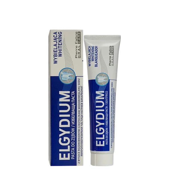 Відбілююча зубна паста Elgydium Whitening (без фтору) (75 мл.) ЄС