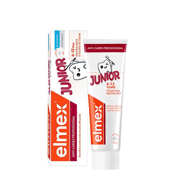 Дитяча зубна паста Elmex Anti-Caries Professional Junior з 6 до 12 років (75 мл.) ЄС