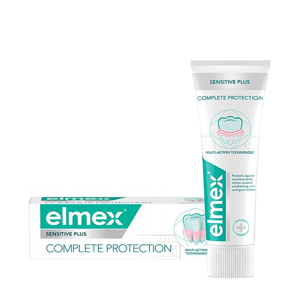 Зубна паста Elmex Sensitive Plus для повного захисту (75 мл.) ЄС