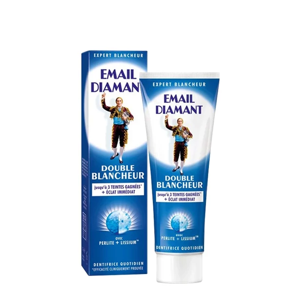 Зубна паста Email Diamant Double Blancheur для відбілювання (75 мл.) ЄС