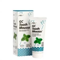 Крем для зубів GC Tooth Mousse Mint зі смаком м'яти без фтору (35 мл.) ЄС