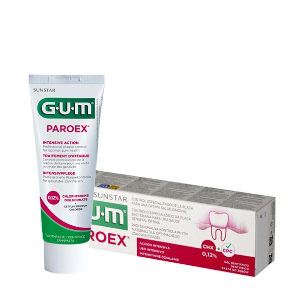 Зубна паста GUM Paroex з хлоргексидином (75 мл.) ЄС