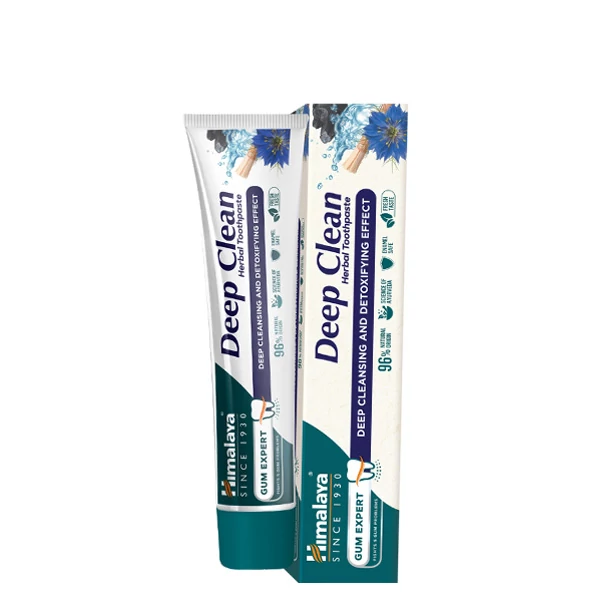 Зубна паста Himalaya Deep Clean без фтору (75 мл.) ЄС