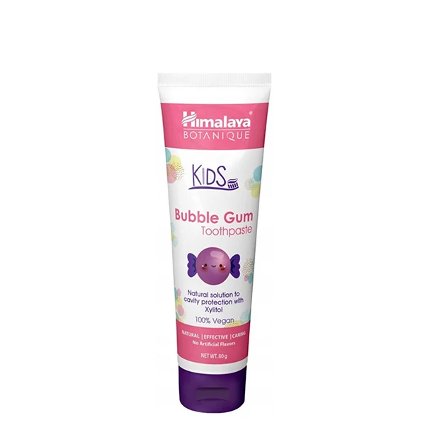 Зубна паста Himalaya Kids для дітей без фтору зі смаком жуйки (80 г.) ЄС