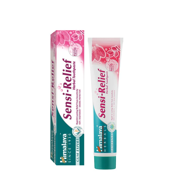 Зубна паста Himalaya Sensi-Relief для чутливої ​​шкіри без фтору (75 мл.) ЄС