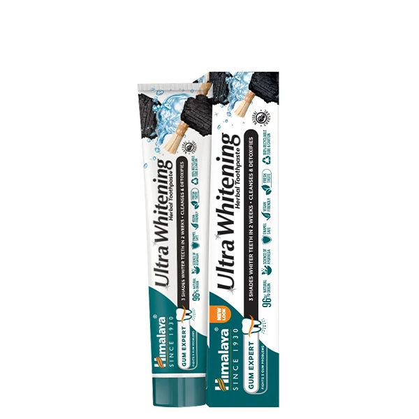 Зубна паста Himalaya Ultra Whitening з активованим вугіллям (75 мл.) ЄС