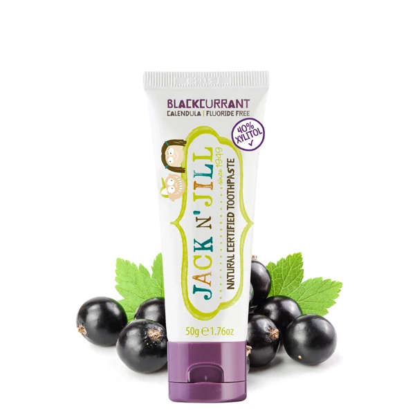 Дитяча зубна паста Jack N' Jill Black currant від 2 років (Без фтору) (50 мл.) ЄС