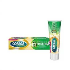 Крем для фіксації зубних протезів Corega сильна фіксація та свіжість (40 г.) ЄС