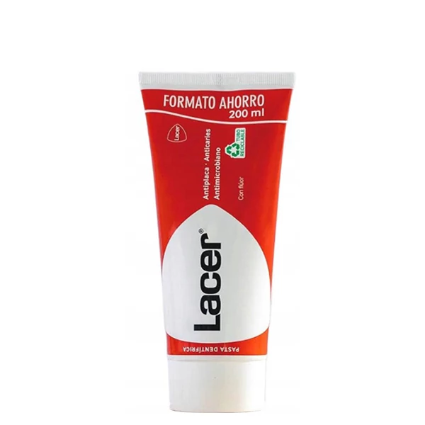 Зубна паста Lacer проти нальоту з фтором (200 мл.)
