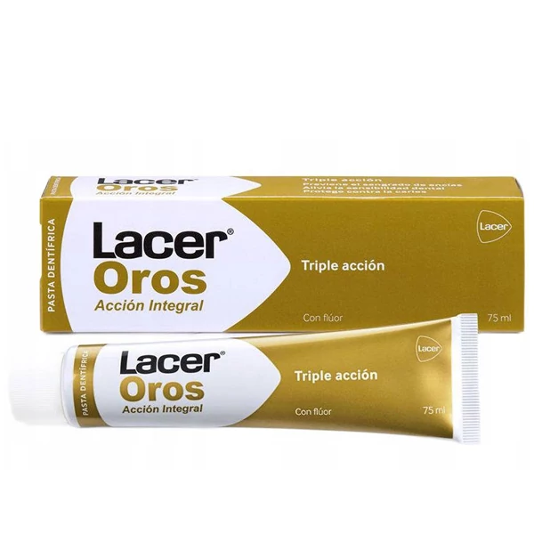 Зубна паста Lacer Oros потрійної комплексної дії (75 мл.) ЄС