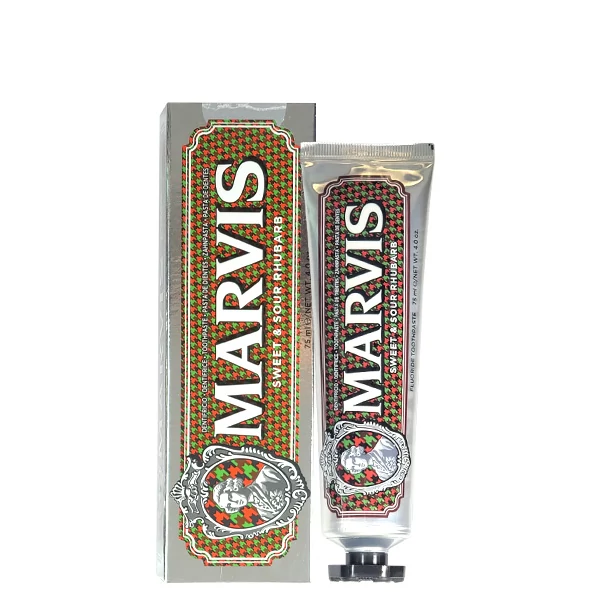 Зубна паста MARVIS Sweet and Sour Rhubarb з кисло-солодким смаком ревеню (75 мл.)