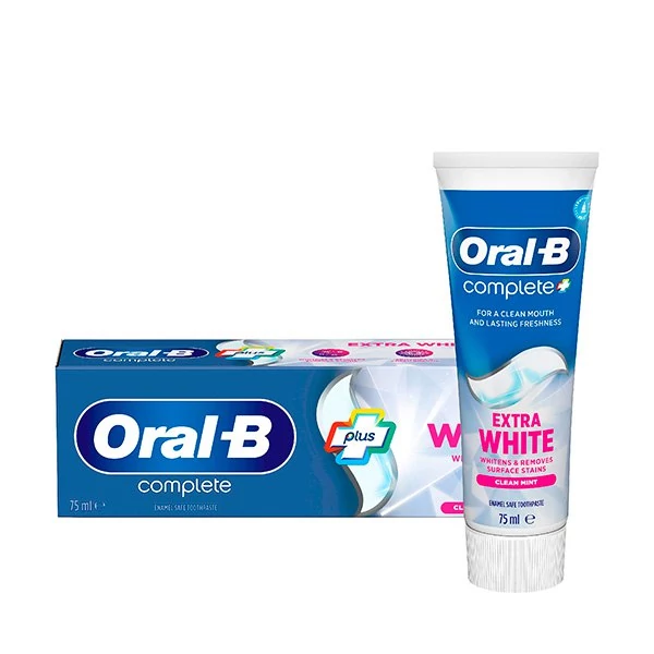 Зубна паста Oral-B Complete Plus Extra White Clean Mint (75 мл.) ЄС