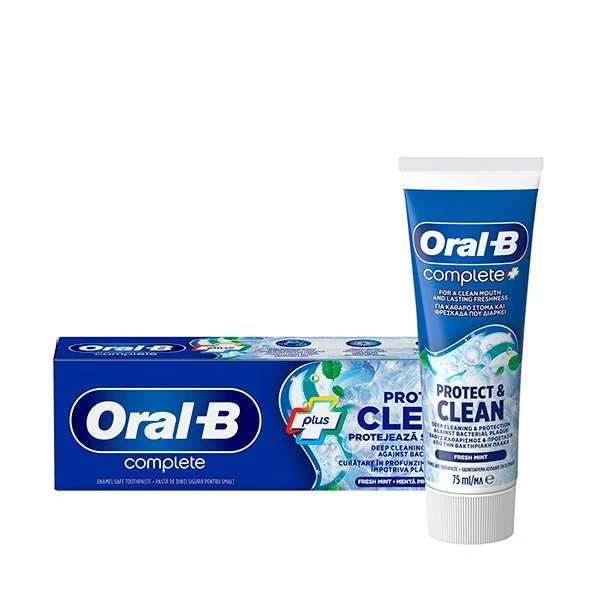 Зубна паста Oral-B Complete Protect &amp; Clean Plus Fresh Mint (75 мл.) ЄС