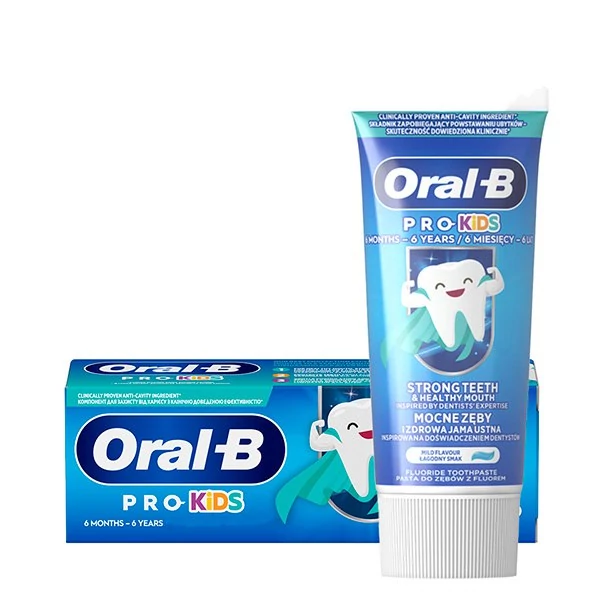 Дитяча зубна паста Oral-B Pro Kids для дітей 0-6 років (50 мл.) ЄС