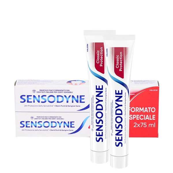 Зубна паста Sensodyne Classic Protection з фтором (2 шт.) (75 мл.) ЄС