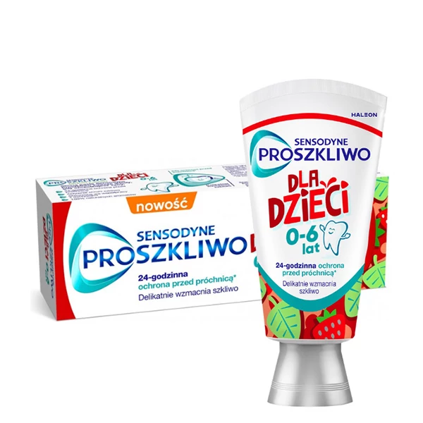 Зубна паста Sensodyne ProSzkliwo з фтором для дітей 0-6 років (50 мл.) ЄС