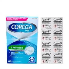 Таблетки для чищення зубних протезів Corega Tabs 4в1 (66 шт.) ЄС