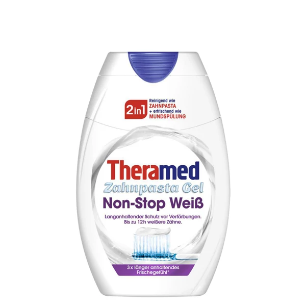 Зубна паста Theramed 2in1 Non-Stop White (75 мл) ЄС