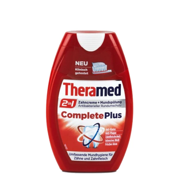 Зубна паста + ополіскувач Theramed 2в1 Complete Plus 75 мл