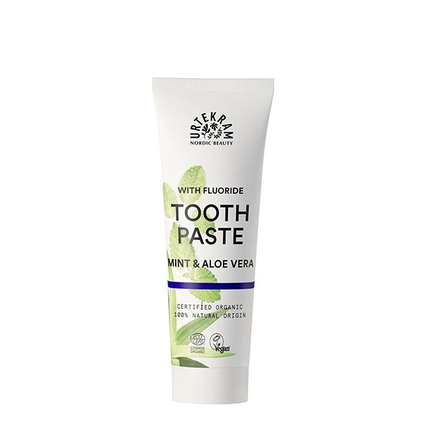 Зубна паста Urtekram Mint &amp; Aloe Vera BIO (75 мл.) ЄС