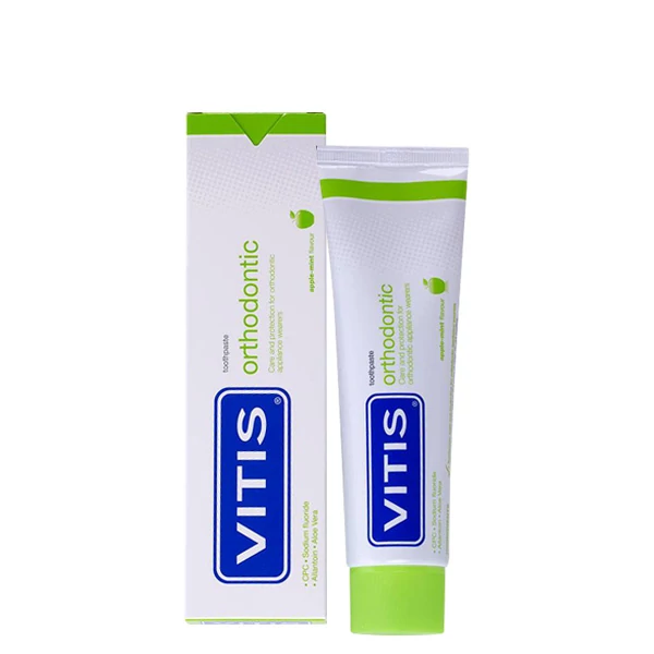 Зубна паста Vitis Orthodontic для догляду за яснами (хлоргексидин 0,05%) (75 мл.) ЄС