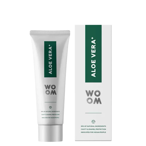 Зубна паста WOOM Aloe Vera Органічна (75 мл.) ЄС