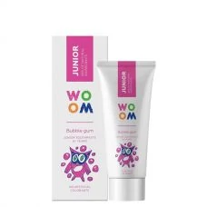 Дитяча зубна паста WOOM Bubble Gum зі смаком жувальної гумки від 6 років (50 мл.) ЄС